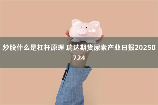 炒股什么是杠杆原理 瑞达期货尿素产业日报20250724
